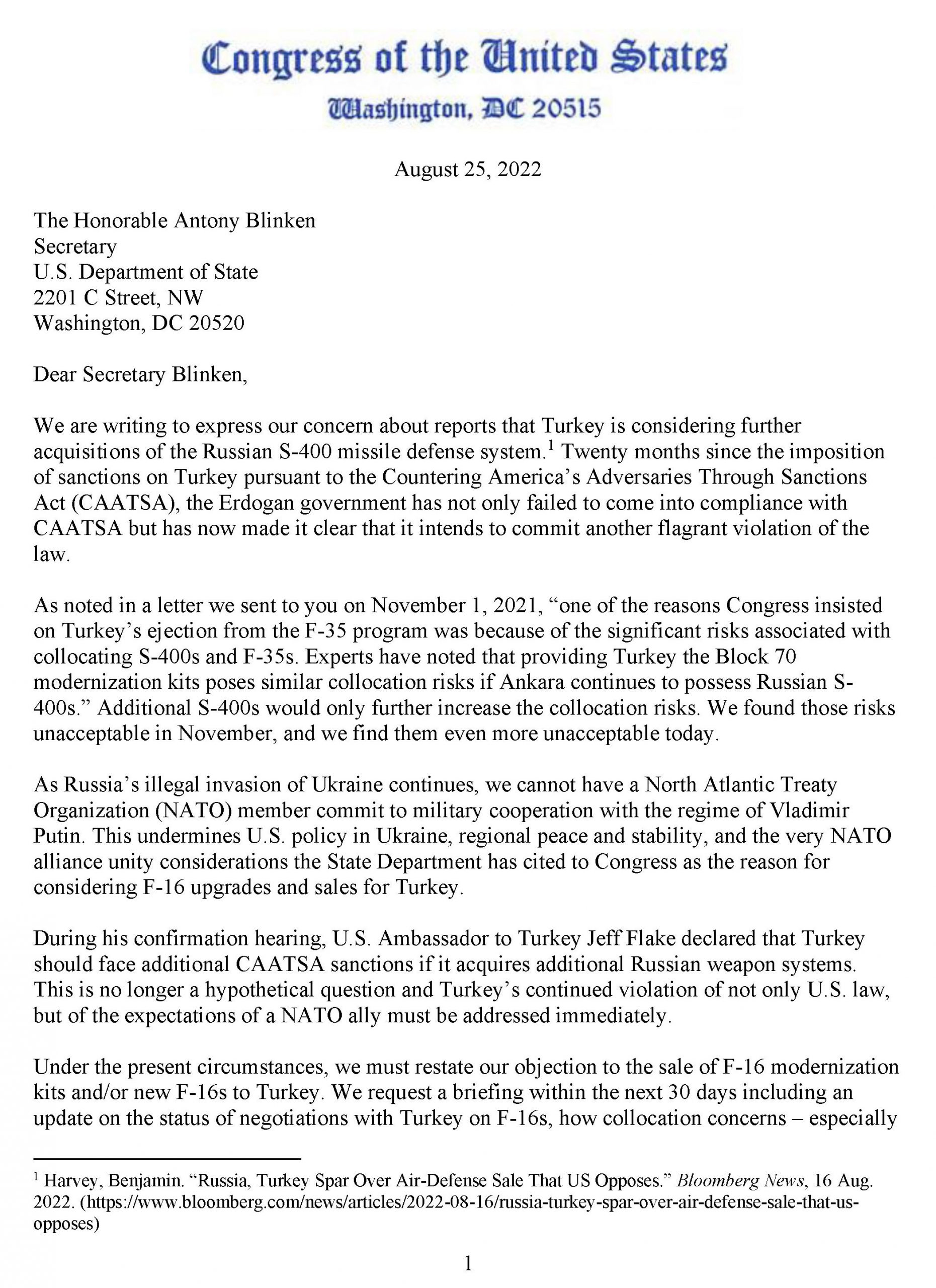 8.25.22-Letter-to-Secretary-Blinken-on-additional-S-400s-to-Turkey_web-1 8.25.22-Letter-to-Secretary-Blinken-on-additional-S-400s-to-Turkey_web-1